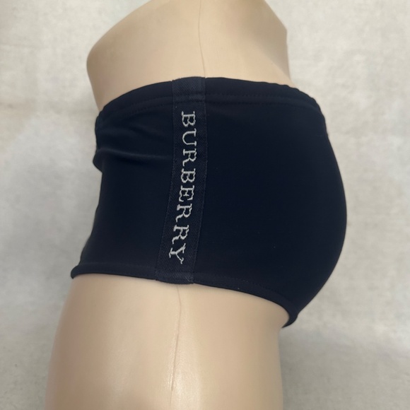 Burberry Logo Swimsuit Medium Gently worn 80% nylon / 20% spandex 34-40" waist - Picture 3 of 8